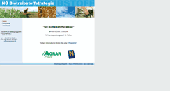 Desktop Screenshot of biotreibstoffe.agrarplus.at