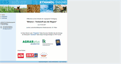 Desktop Screenshot of ethanol.agrarplus.at